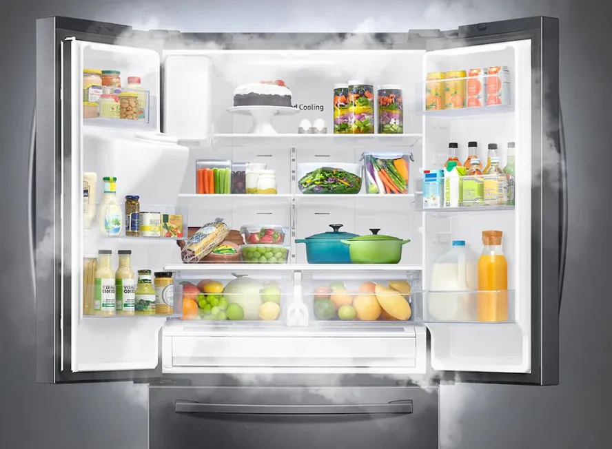 Geladeira com refrigeração inteligente